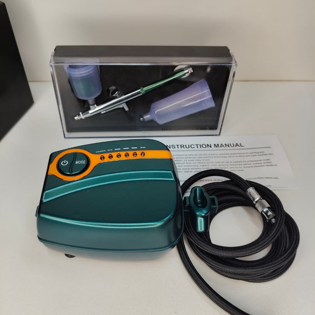 Aerographe professionnel avec compresseur 5 vitesse