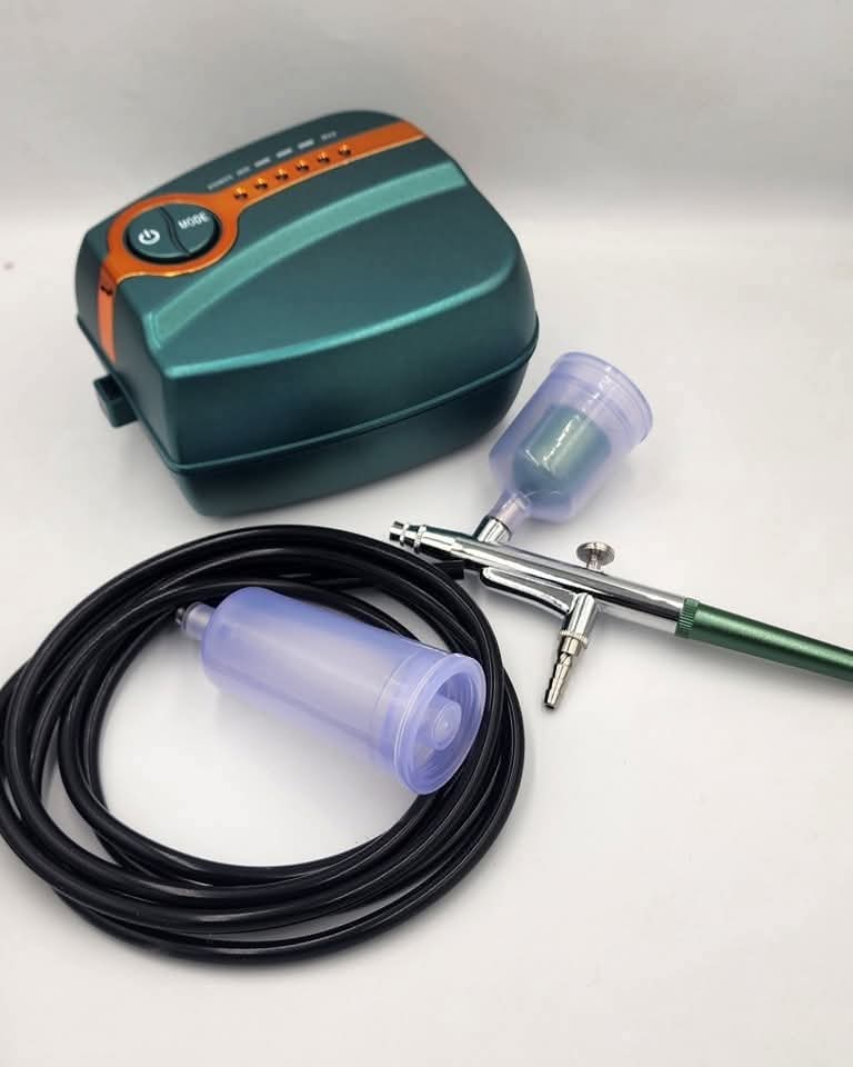 Aerographe professionnel avec compresseur 5 vitesse